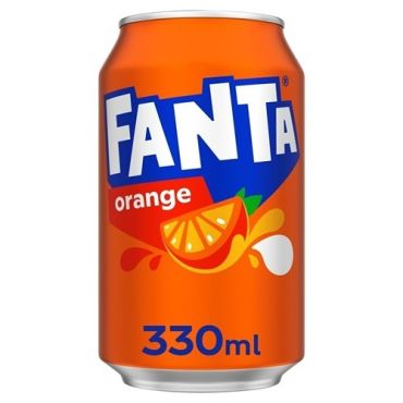 Fanta Can 330 Ml-Orange, 24 Pieces Per Carton